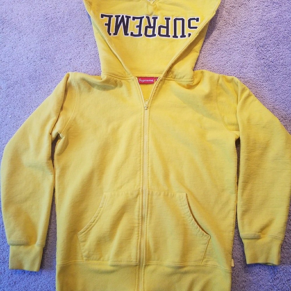 Supreme Split Zip Up Hoodie Size Medium
